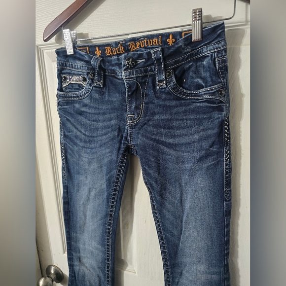 Women's Rock Revival Essie Boot Jeans Sz 26 - Picture 3 of 9